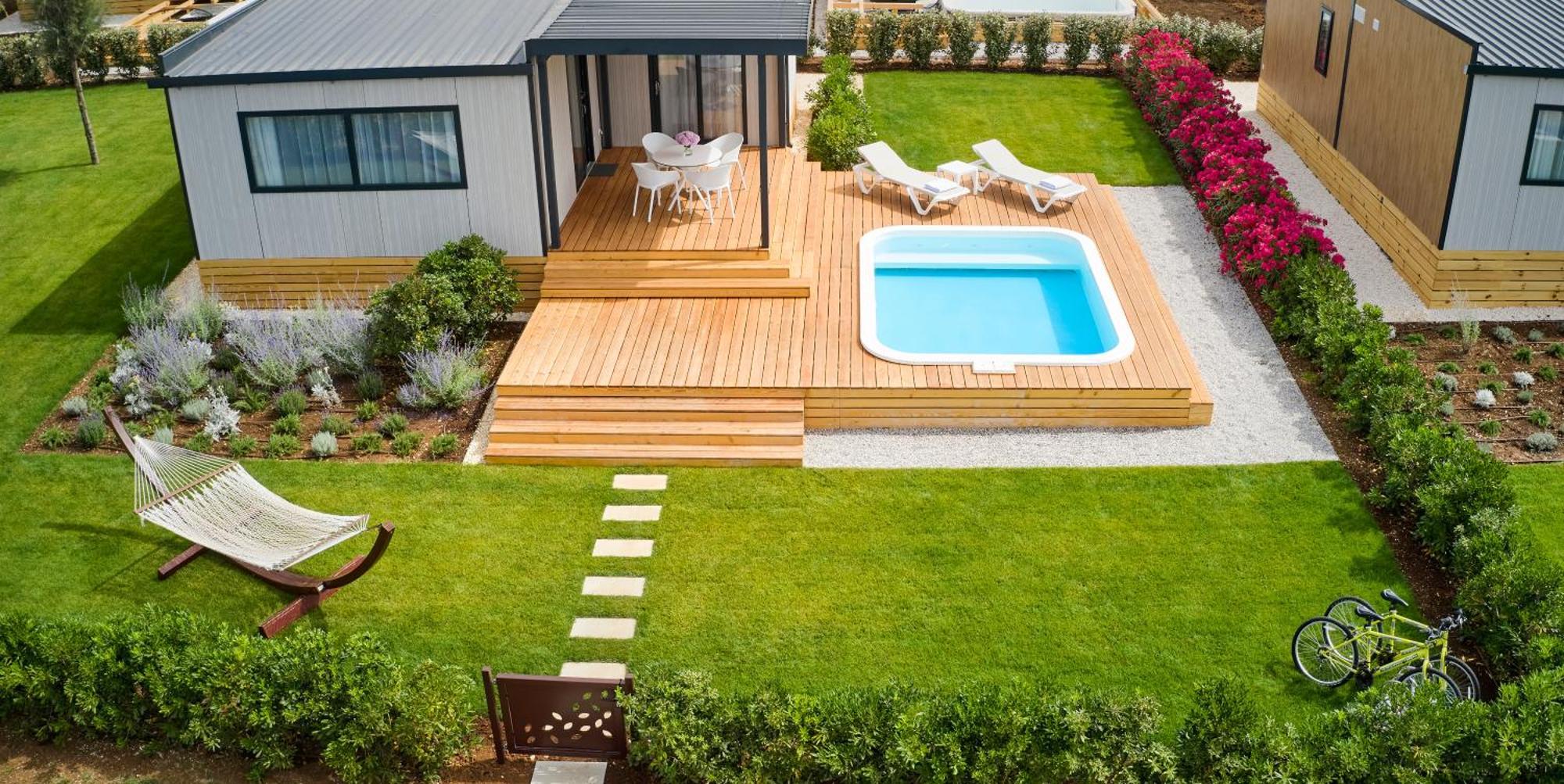 Arena Grand Kazela Camping Homes Medolino Esterno foto